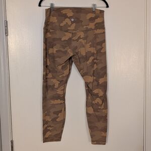 Lululemon Align Leggings 25" - Gold Camo sz 12